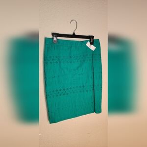 Loft Green Skirt